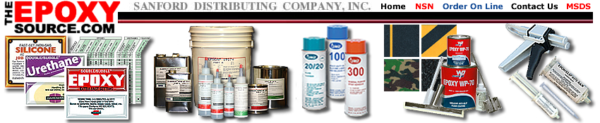 Sanford Distributing, The Epoxy Source is the Eastern Regional Distribution Center for Royal Adhesives Double/Bubble�, Epoxies, Urethanes and Silicone, golf club bonding adhesives, potting compounds and structural adhesives. Sanford custom packages, private labels and distributes high performance resins and compounds.